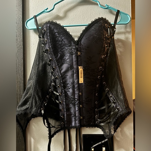 Adore Me Aurora Unlined Plus | Black/Purple | NWT | 0XL - Picture 3 of 9